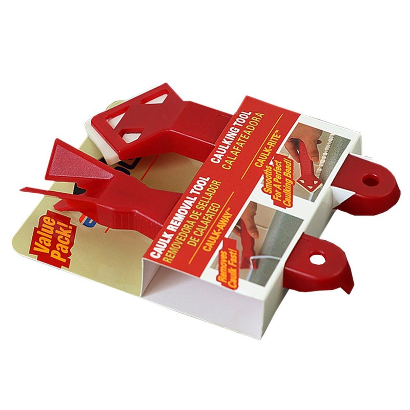 GOOCHAN 2-Piece Caulking Tool Kits,Caulking Smoother and Remover - Image 1